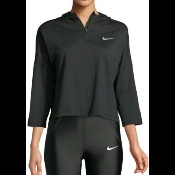 Nike Women's Dry Element Running Black Hoodie AA7958 010 Size Small. - Picture 8 of 13